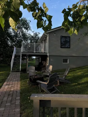 Newly remodeled Riverfront 3 bedroom house on the Great Chazy River with dockage