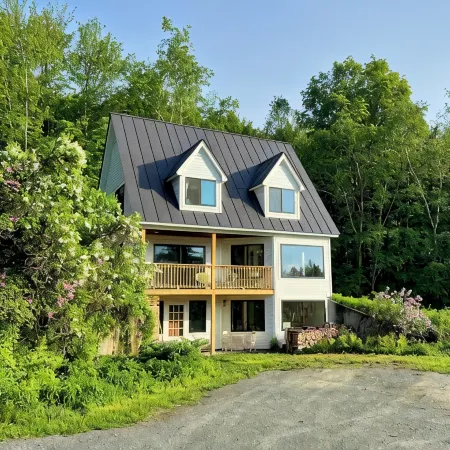 Mountain hideaway w/ private waterfall & sugarbush