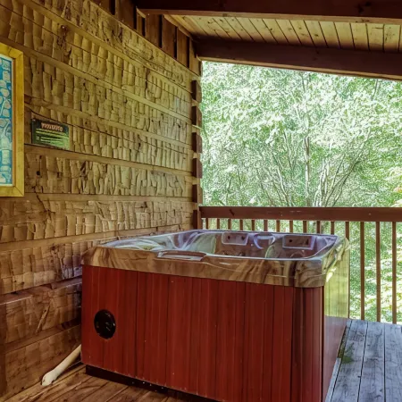 Serenity, cozy studio cabin nestled in the breathtaking Smoky Mountains.