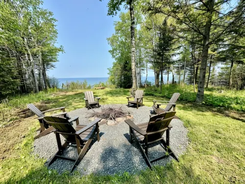 Private & Spacious Lake Superior Lakefront Cabin: Beach Access Parking & Firepit - 4-Star