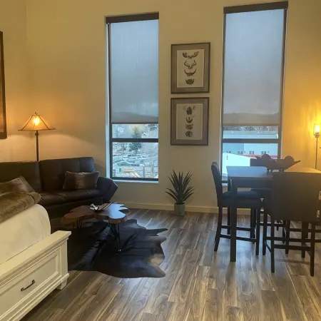 Luxury Studio Condo, 1 King bed, Amazing Location!!
