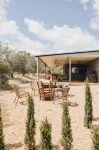 A tranquil 40 acre olive grove, comfort inside, fire pit & hot tub outside - Wi-Fi