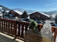 Bright south-facing apartment, 12m2 balcony, splendid view of the resort at the foot of the slopes - Wifi