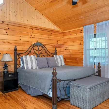 Cozy Cabin Under 2 Miles from Dollywood, hot tub, heated community pool
