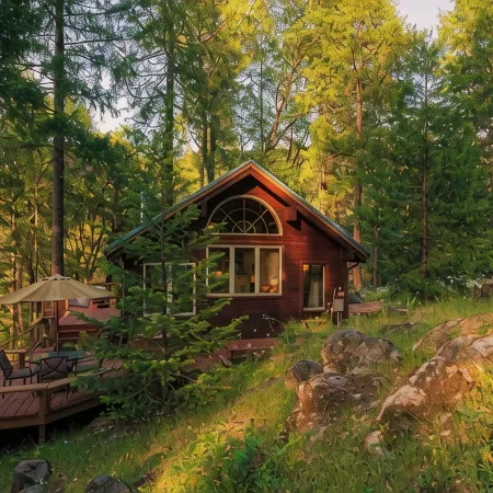 The Most Romantic Creekside Cabin - with Hot Tub and Privacy