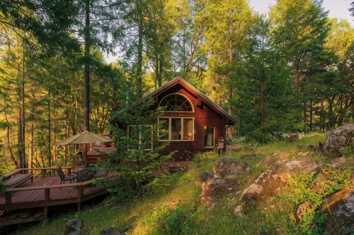The Most Romantic Creekside Cabin - with Hot Tub and Privacy - Chalets