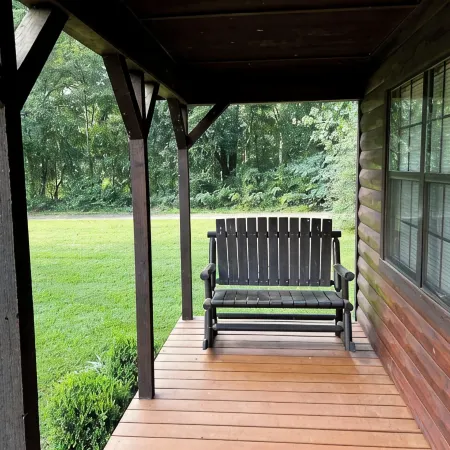 Fox Run Cabin with WiFi Right on 130 Mile Hike-Bike and Equestrian Trail.