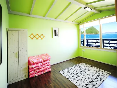 統營海前旅館 長蛇島海上公園附近的飯店