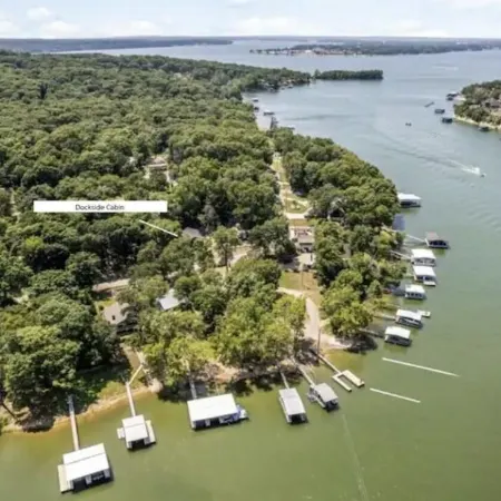 Remodeled cabin on Grand Lake with boat slip and boat dock.  Pet-Friendly!