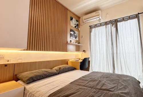 Comfort minimalis sky house studio BSD - parking
