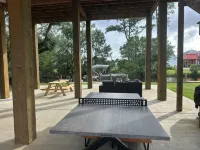 Waterfront Escape in Bay Stl with Dock,Pickleball, Ping Pong, Basketball & More!