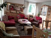 Vacation apartment for up to 8 people, 140 sqm, 2 WCs, directly on the L.Heide nature reserve - WiFi