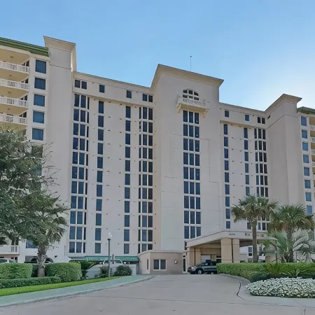 Beachfront resort property with spa, restaurants, pools, courts, and gyms.