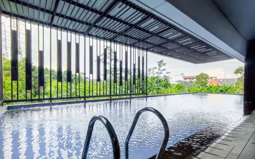 Lovely 1BR (No Living Room) at Apartment Cordova Edupartment Semarang By Travelio -  Ferienwohnungen