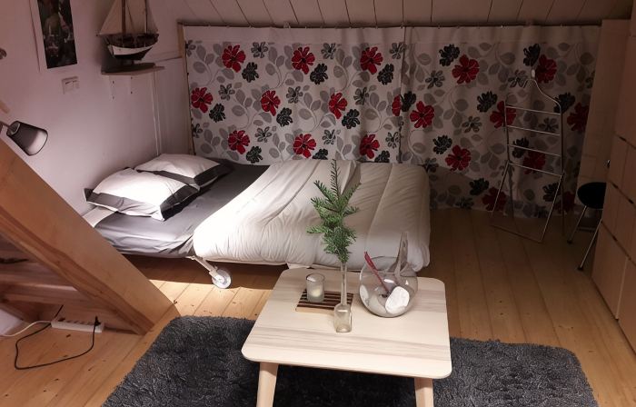 Gite with bamboo - duplex studio 1/4 people