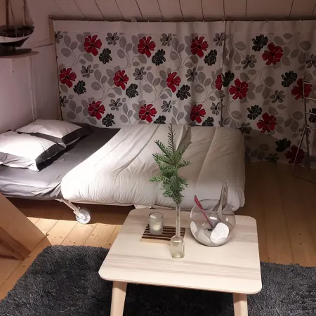 Gite with bamboo - duplex studio 1/4 people