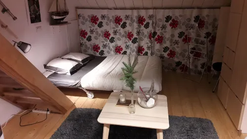 Gite with bamboo - duplex studio 1/4 people