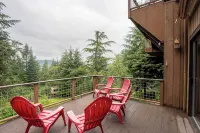 Deception Pass home with forest and bay views