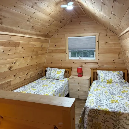 Unplug and relax in this quiet retreat on the shores of Tracadie Bay