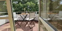 Cozy apartment "Flunder" with balcony and view of the greenery - 2-Star