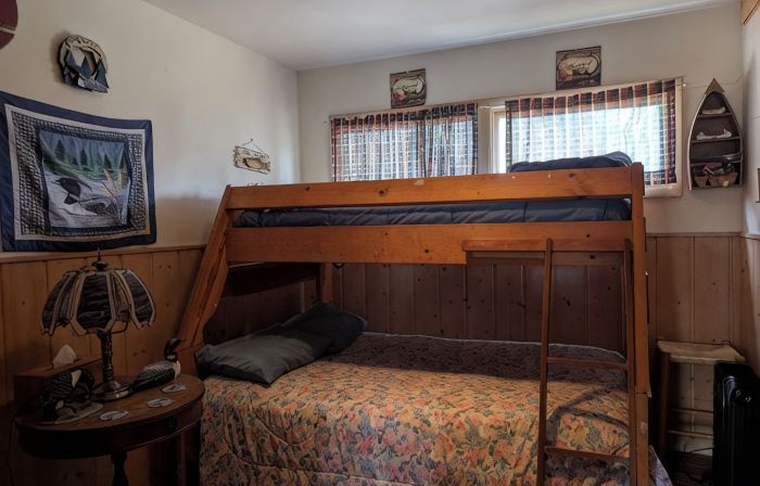 Spacious 3br cabin 4 blks from Leech Lake. All appliances and spectacular patio!