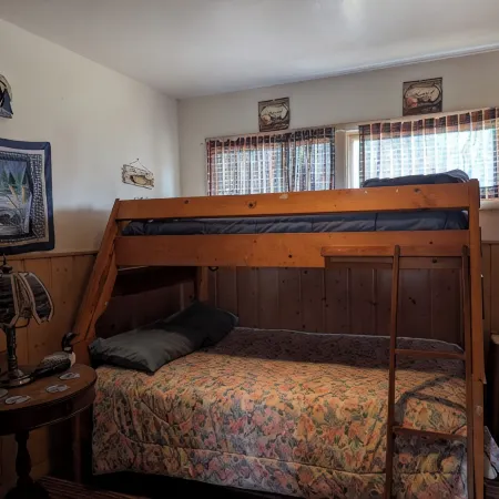 Spacious 3br cabin 4 blks from Leech Lake. All appliances and spectacular patio!