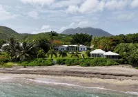 Beachfront Estate with Pool and Tropical Garden Hotels in 