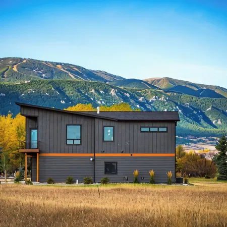 Shred Lodge - Luxurious modern home on the golf course with 180 degree views