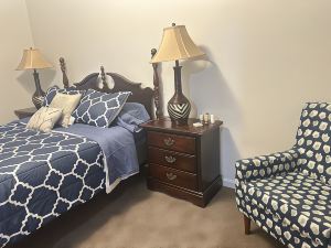 Trenton Gallery Blue Queen Bedroom