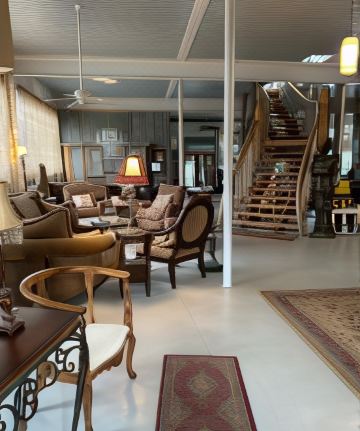 휴런 호수 일몰