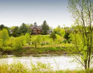 Hébergement "La Maison en Bois Rond" Hotel di La Nouvelle-Beauce Regional County Municipality