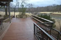 Riverfront, golf course retreat with pool!
