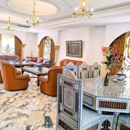 Luxury villa with heated pool, private elevator and wonderful view of Lake Tunis