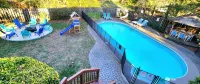 Poolside Retreat - Spacious 4-Bedroom Retreat with Pool, Hot Tub, Game Room&More - Private Pools