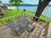 Lazy Days Lakefront Retreat Lake Granbury Home, Yard, Dock-Lift, Covered Parking - balcony