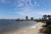🌞 Beautiful Condo on Pensacola Beach with water view of Villa Sabine Bay - 4-Star