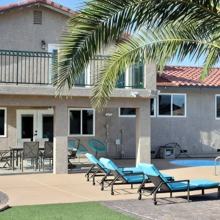 Remodeled; 8 min. to Strip; modern 4 BR 3 BA house; EV charging;  10,000 ft lot.