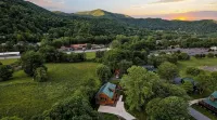 New Cabin! Elk Watching in Maggie Valley, Easy Access. 10Min to Blueridge Pkwy. - شاليه