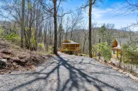 NEW Cabin 15 min to Asheville with Blue Mountain Views! - Hytter