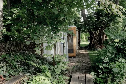 Turmvilla Ground Floor: Terrace with Pergola, Wood-Burning Stove and Water Access - 3つ星