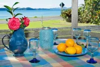Beachside Bach - Long Beach - Absolute beachfront!  Great family holiday home.