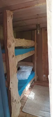 Waterside cabin in the Corrézienne countryside