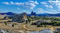 Cabin 5 at the Almo Inn Near City of Rocks/Castle Rocks Parks in Idaho