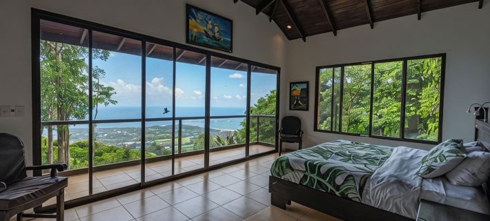 WHALES TAIL View Exotic Designer House 13 acre PRIVACY, Birding  w 50 MILE VIEW Hotel a Osa