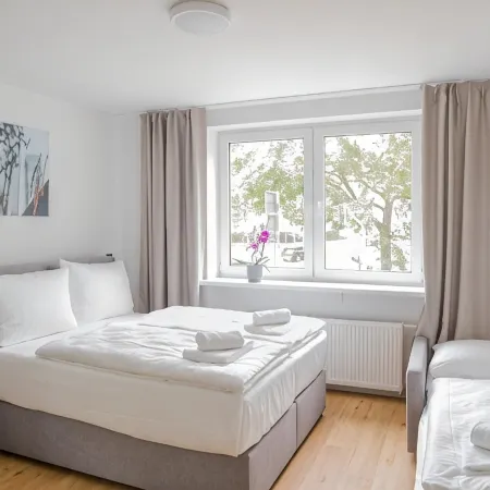 Homaris Apartments Nibelungen Отели рядом с достопримечательностью «Хеддерхайм»
