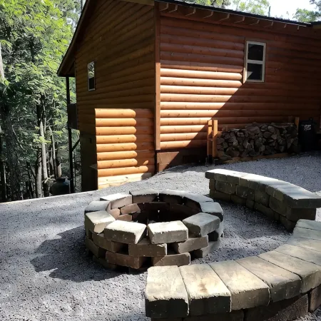 New Listing! Mountain Cabin Getaway with a Fire Pit, High Speed Internet, Dog OK