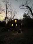 Tranquil cabin with AC and 2 creeks on secluded 5 acres with WiFi - 2-Star