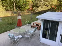 Newly renovated, large home, private, wooded area, beautiful river, pet friendly