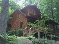 AMAZING & COZY LOG CABIN IN WOODS