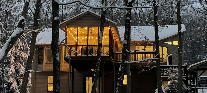 Game Room~Grill~Screen Porch~Fireplace~Top of Mountain~Walk to Most Amenities Hotele w: Massanutten